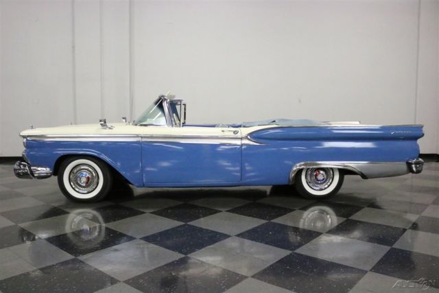 1959 White Ford Fairlane