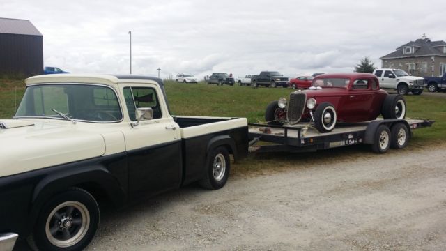 1959 Black Ford F-100 Standard Cab Pickup
