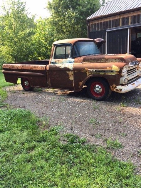 1959 Orange Chevrolet Other Pickups