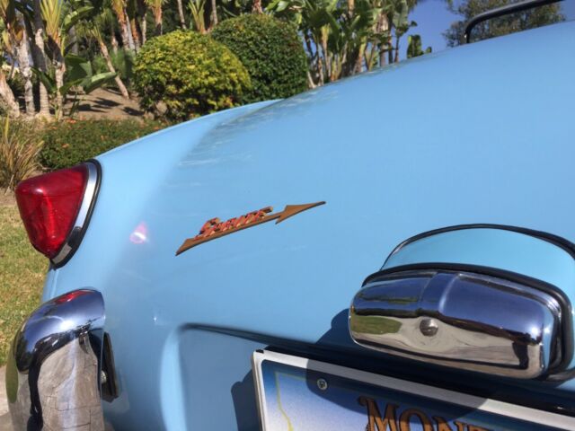 1959 Blue Austin Healey Sprite Convertible