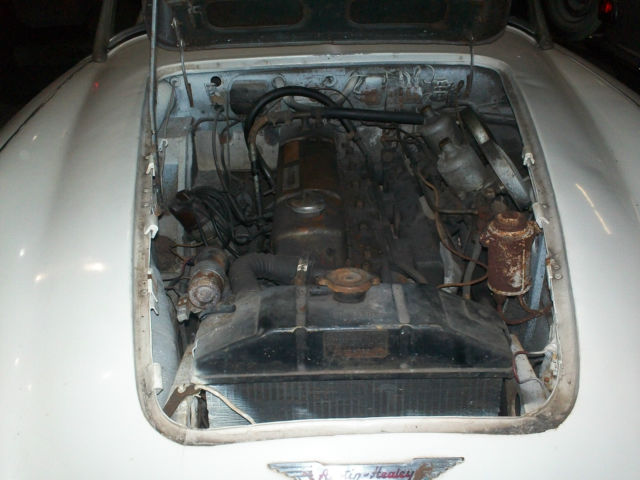 1959 White Austin Healey 100/BN4 Convertible