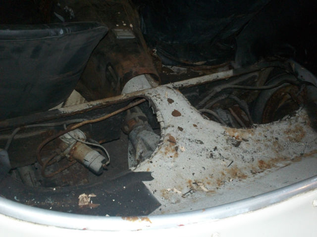 1959 White Austin Healey 100/BN4 Convertible