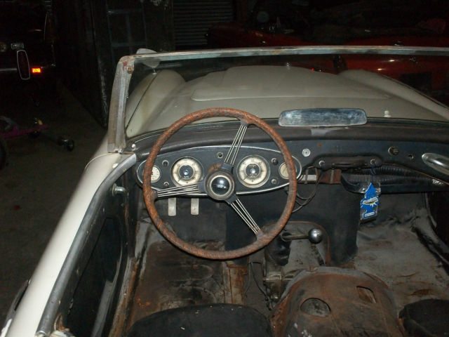 1959 White Austin Healey 100/BN4 Convertible