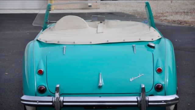 1959 White Austin Healey Roadster Roadster