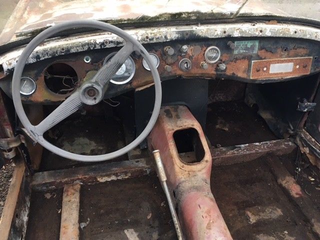 1959 White Austin Healey Sprite