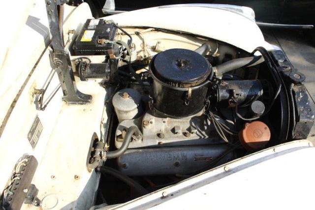 1959 White BMW 2.6 4 Door Sedan