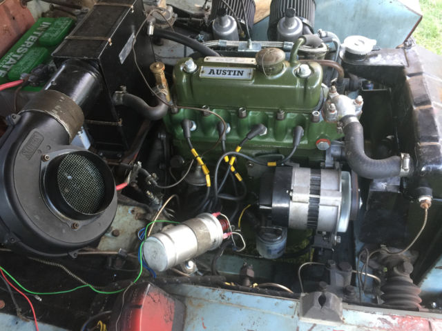 1959 Red Austin Healey Sprite Convertible
