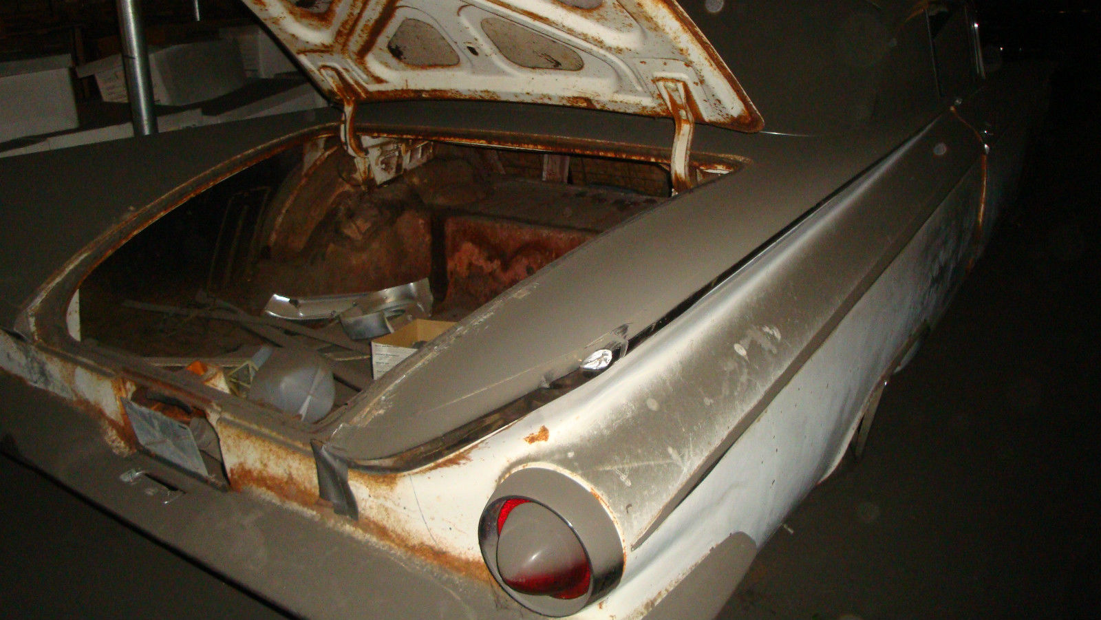 1959 White Buick Electra 2 Dr. Convertible Coupe