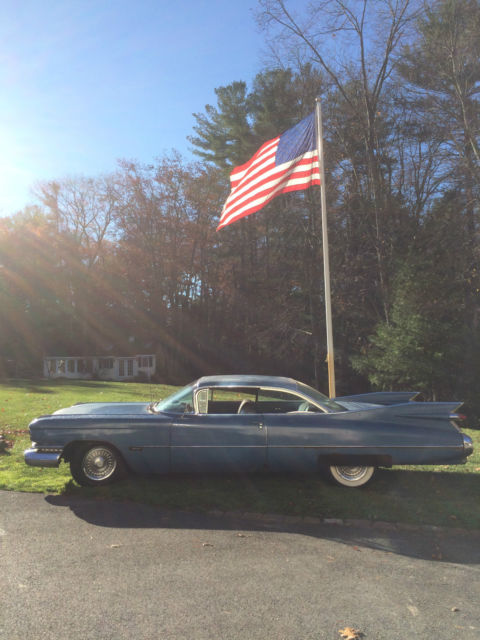 1959 Blue Cadillac DeVille Coupe