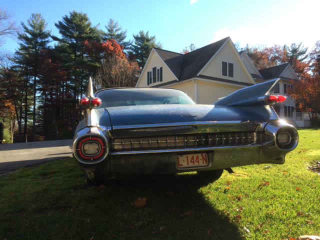 1959 Blue Cadillac DeVille Coupe