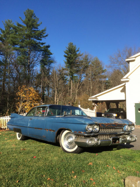 1959 Blue Cadillac DeVille Coupe