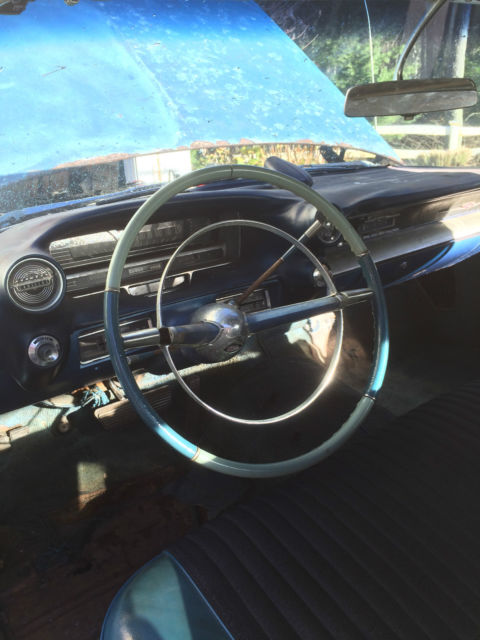 1959 Blue Cadillac DeVille Coupe