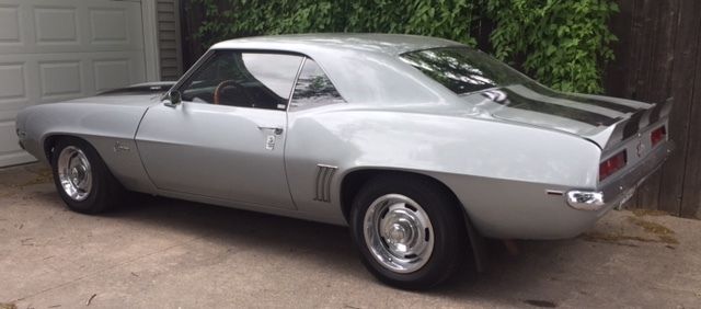 1969 Silver Chevrolet Camaro Coupe
