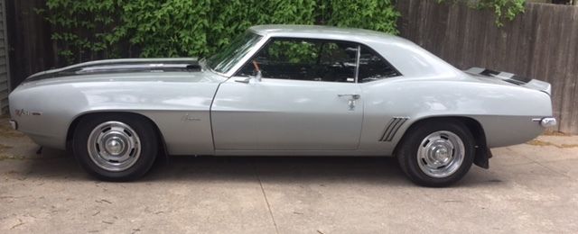 1969 Silver Chevrolet Camaro Coupe