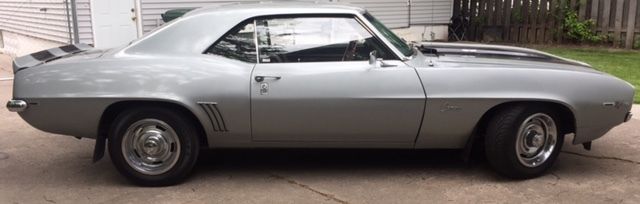 1969 Silver Chevrolet Camaro Coupe
