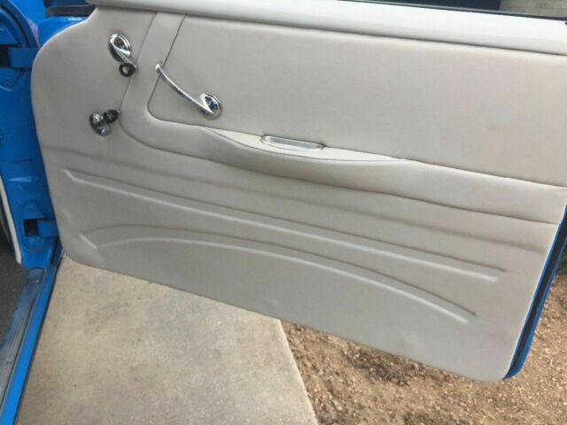 1956 Blue and White Chevrolet Bel Air/150/210 2 dr sedan