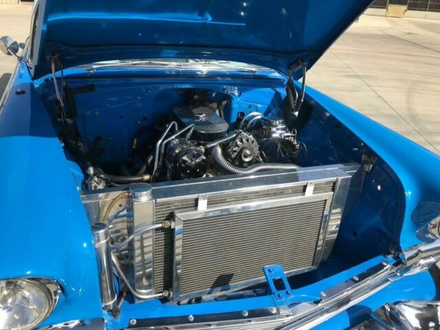 1956 Blue and White Chevrolet Bel Air/150/210 2 dr sedan