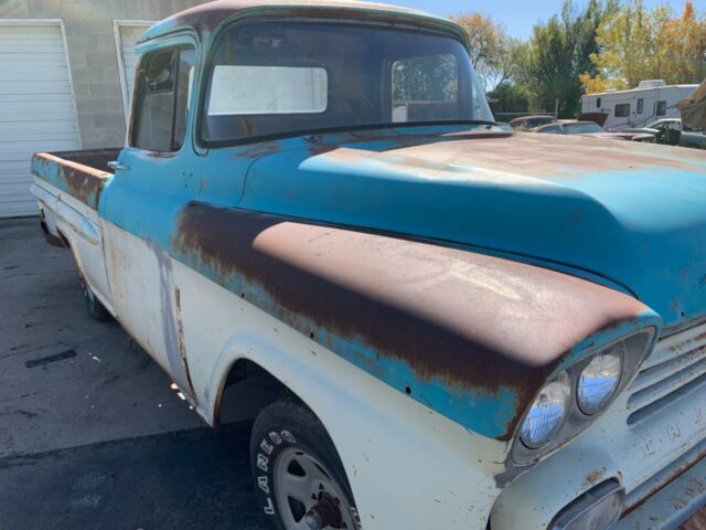 1959 Blue Chevrolet C-10