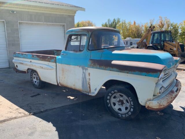 1959 Blue Chevrolet C-10