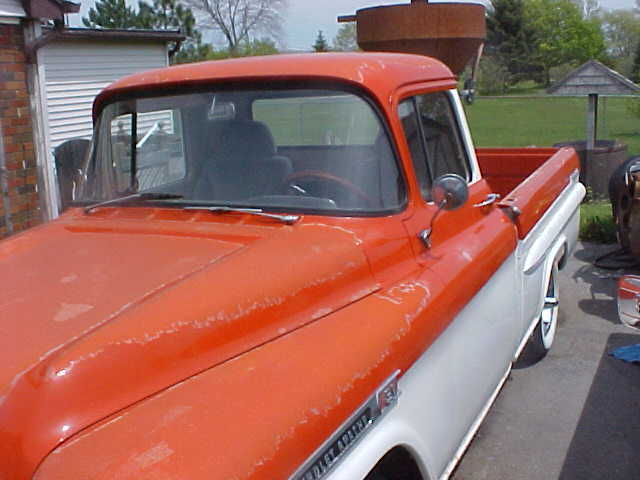 1959 chevy red and ivory Chevrolet Other Pickups Short bed Fleetside