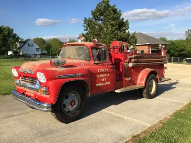 1959 Red Chevrolet Chevrolet Viking Cab & Chassis