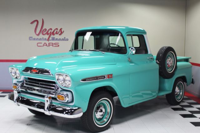1959 Green Chevrolet Apache 3100 Pickup --