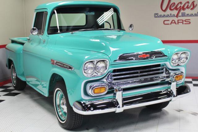 1959 Green Chevrolet Apache 3100 Pickup --