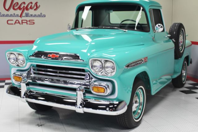 1959 Green Chevrolet Apache 3100 Pickup --