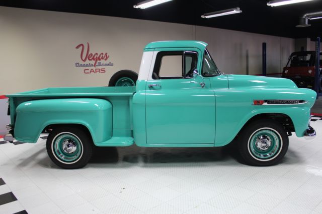 1959 Green Chevrolet Apache 3100 Pickup --