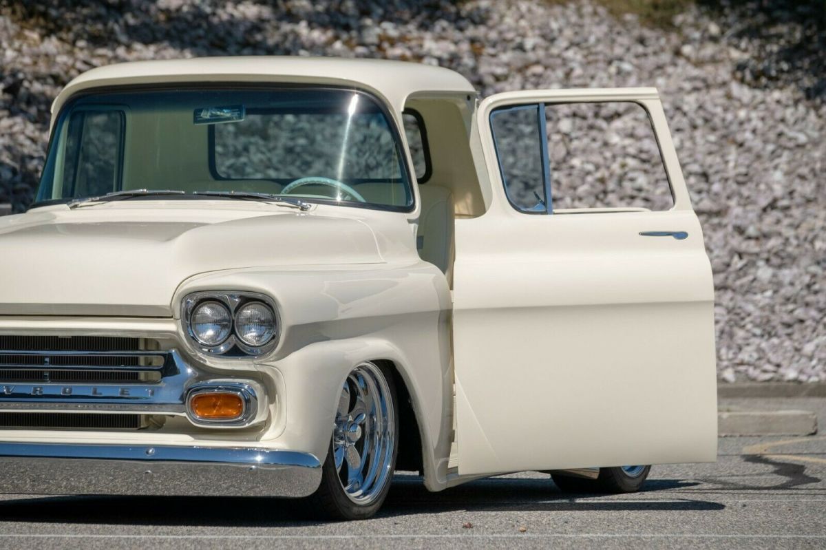 1959 White Chevrolet Apache Standard Cab Pickup