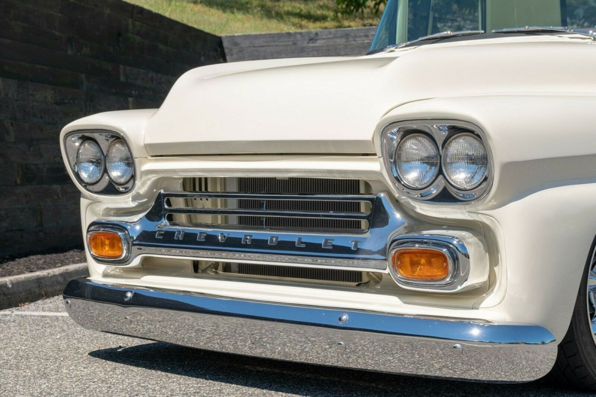1959 White Chevrolet Apache Standard Cab Pickup