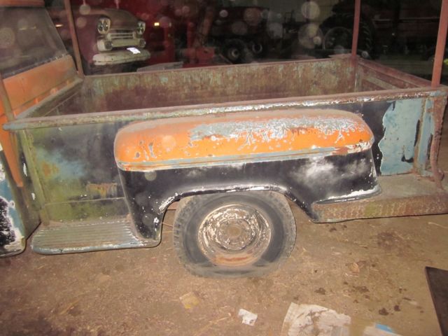 1959 BLACK ORANGE GREEN Chevrolet APACHE STEPSIDE