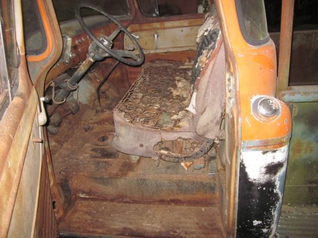 1959 BLACK ORANGE GREEN Chevrolet APACHE STEPSIDE