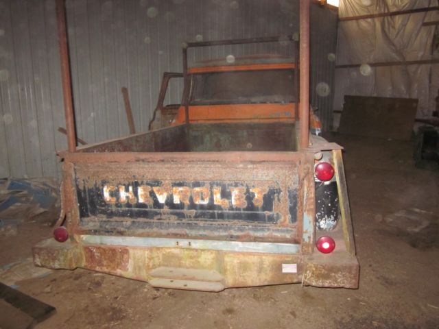 1959 BLACK ORANGE GREEN Chevrolet APACHE STEPSIDE