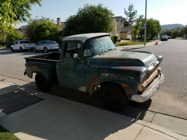 1959 Blue & White Chevrolet Other Pickups Standard Cab Pickup