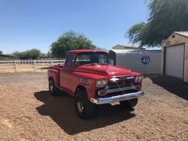 1959 Red Chevrolet Other Pickups REG CAB