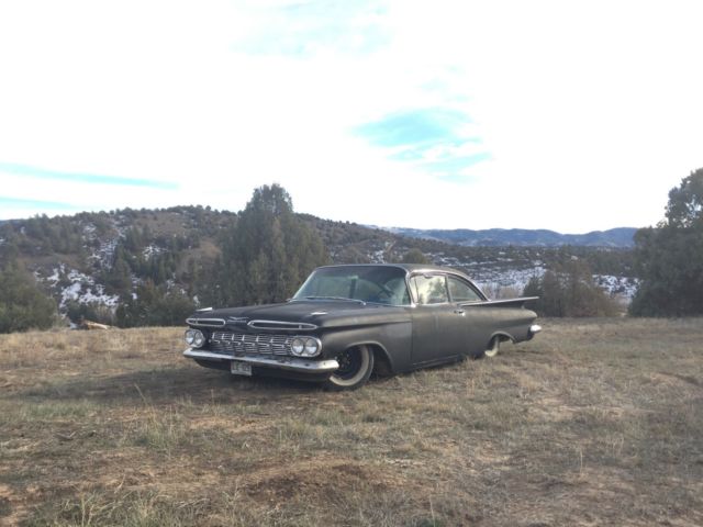 1959 Black Chevrolet Bel Air/150/210 Coupe