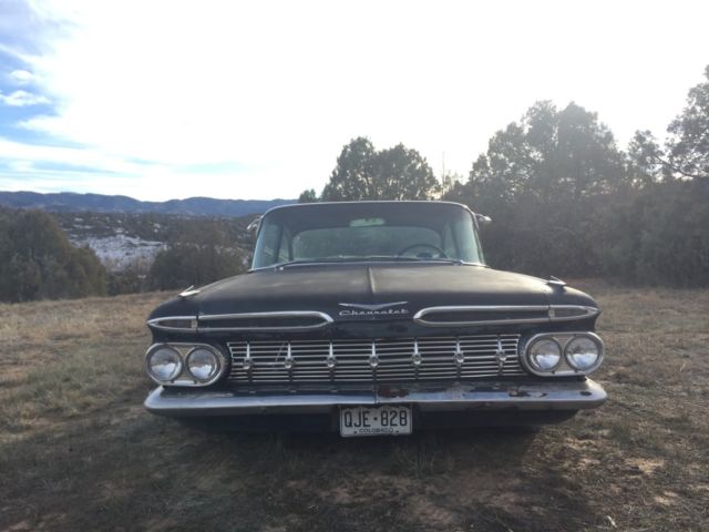 1959 Black Chevrolet Bel Air/150/210 Coupe