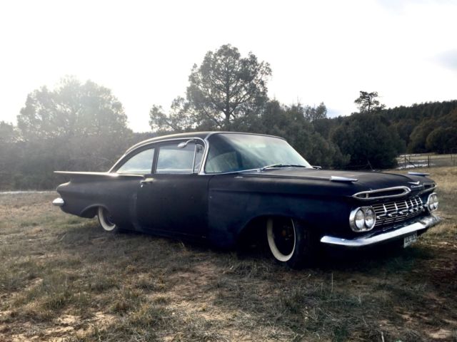 1959 Black Chevrolet Bel Air/150/210 Coupe