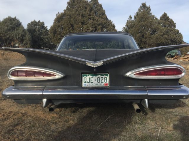 1959 Black Chevrolet Bel Air/150/210 Coupe