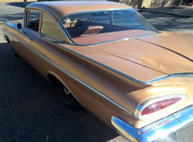 1959 Gothic Gold Chevrolet Bel Air/150/210 2 dr