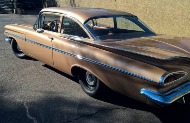 1959 Gothic Gold Chevrolet Bel Air/150/210 2 dr