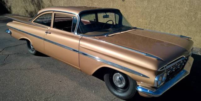 1959 Gothic Gold Chevrolet Bel Air/150/210 2 dr