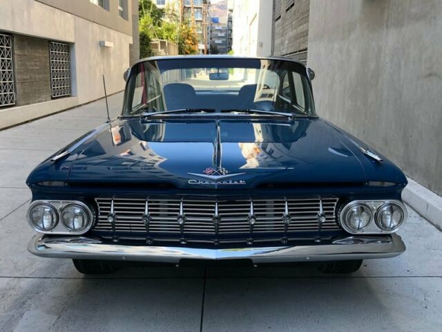 1959 Blue Chevrolet Bel Air/150/210 Coupe
