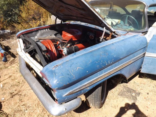 1959 Blue Chevrolet Bel Air/150/210 Sedan