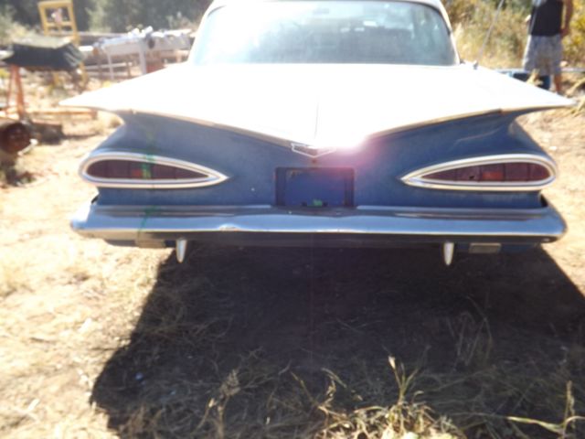 1959 Blue Chevrolet Bel Air/150/210 Sedan