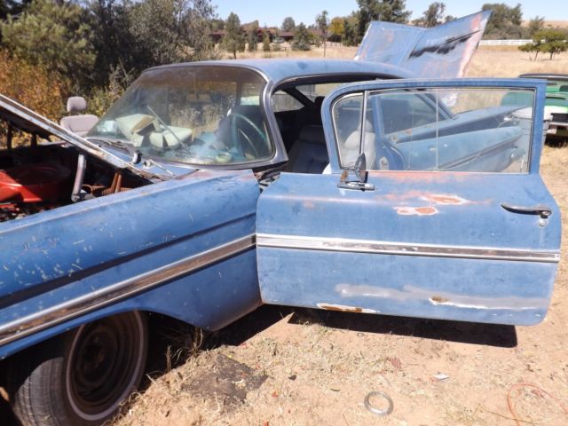 1959 Blue Chevrolet Bel Air/150/210 Sedan