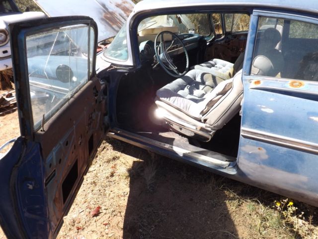 1959 Blue Chevrolet Bel Air/150/210 Sedan