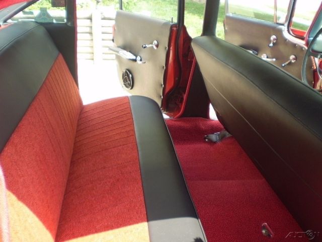 1959 Red Chevrolet Bel Air/150/210 Sedan