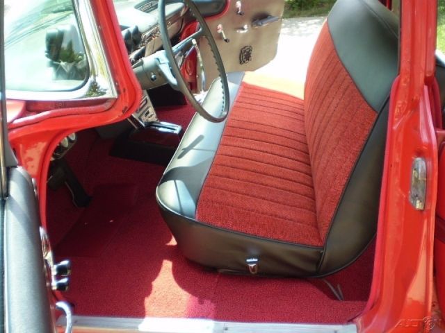 1959 Red Chevrolet Bel Air/150/210 Sedan
